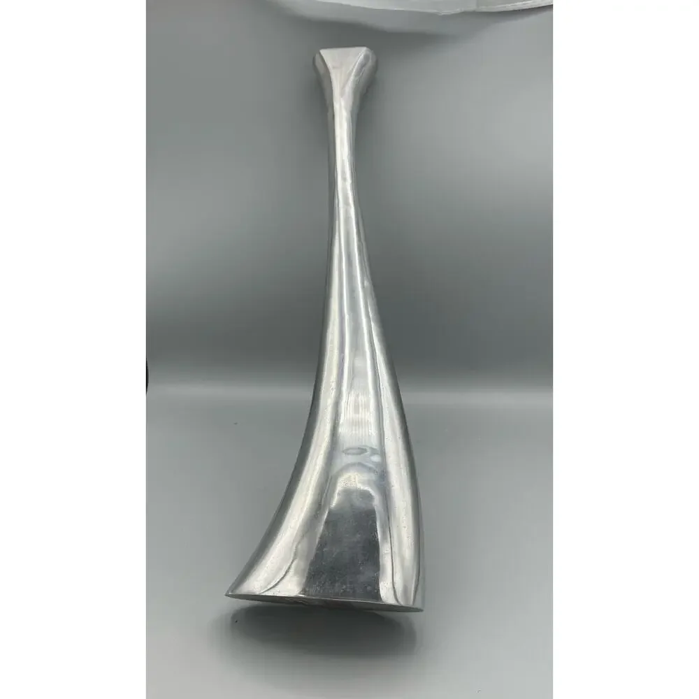 Extra Tall Pewter Bud Vase 19 inch by Armel Interprise